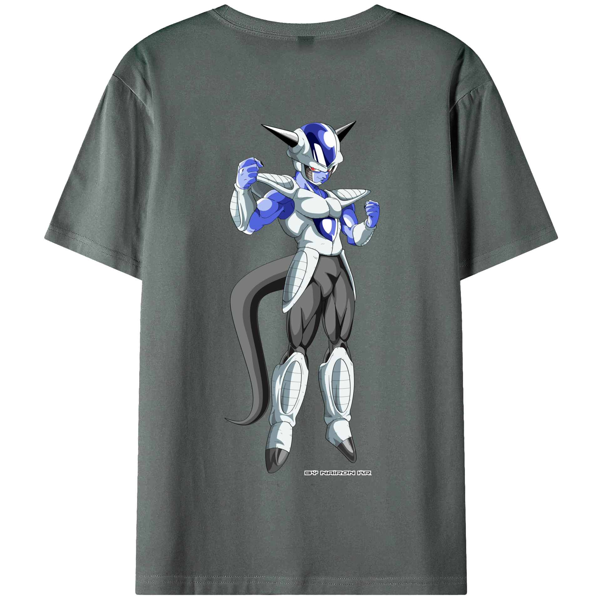 （画像用） ドラゴンボール フリーザ DRAGON BALL Frieza 綿100％半袖Tシャツ（背面プリント）